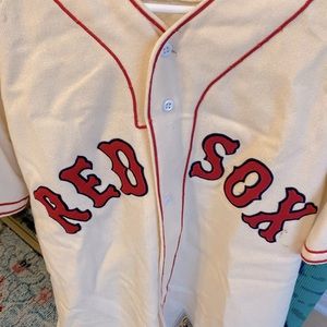 Mitchell & Ness Cooperstown Classic Ted Williams Jersey. Wool